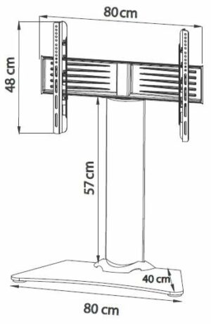 TV voet tafelmodel Windoxa MAXI