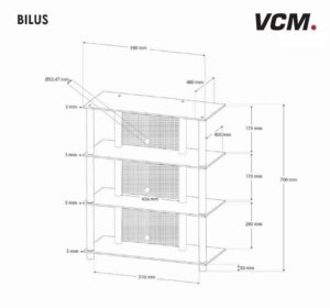 VCM TV meubel kast Hifi meubel Bilus