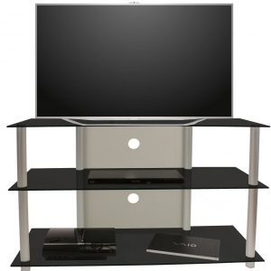 TV meubel TV kast Olopa XXL zwart glas