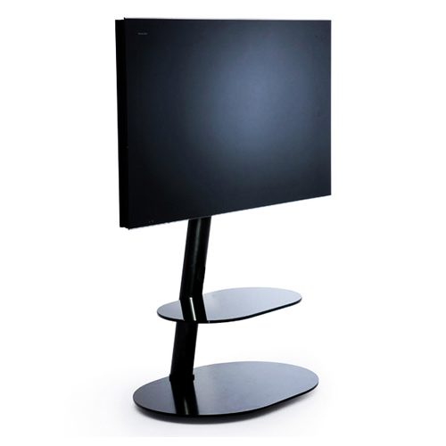 L&C Screen Tower Vloerstandaard Zwart