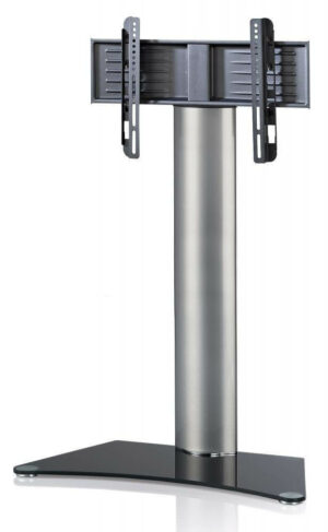 TV standaard Findal zwartglas draaibaar