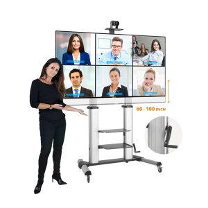 tv standaard verrijdbaar in hoogte verstelbaar